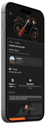 smartphone incliné droite solo